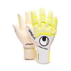 Вратарские перчатки Uhlsport Pure Alliance Absolutgrip Reflex White/Fluo Yellow/Black #grai.com.ua
