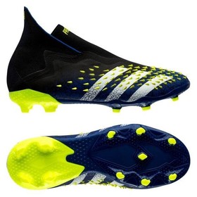 Детские бутсы Adidas Predator Freak+ FG/AG Core Black/Footwear White/Solar Yellow #grai.com.ua