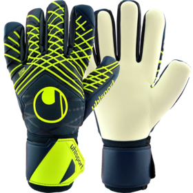 Воротарські рукавички Uhlsport Prediction Supersoft HN Navy/White/Fluo Yellow