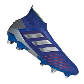 Бутсы adidas Predator 19+ SG Blue/Silver/Red #grai.com.ua