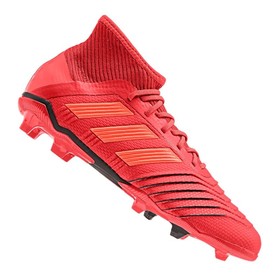 Детские бутсы adidas Predator 19.1 FG/AG Red/Black #grai.com.ua