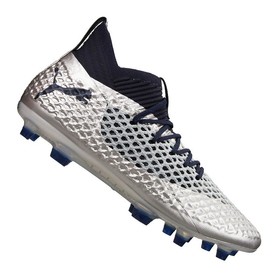 Бутсы Puma Future 2.1 NETFIT FG Silver/Blue Бутсы Puma Future 2.1 NETFIT FG Silver/Blue