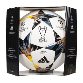 Футбольный мяч Adidas Finale Kiev 2018 OMB White/Blue/Yellow grai.com.ua