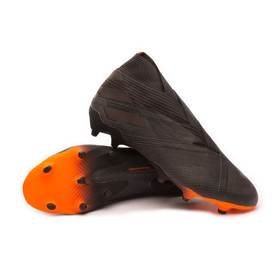 Бутсы adidas Nemeziz 19+ FG Core Black/Signal Orange #grai.com.ua