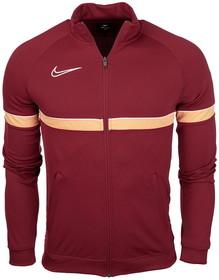 Джемпер Nike Academy 21 Knit Track Jacket Team Red/White/Jersey Gold #grai.com.ua