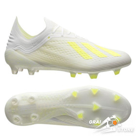 Бутсы adidas X 18.1 FG/AG White/Yellow #grai.com.ua
