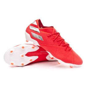 Бутсы adidas Nemeziz 19.1 FG/AG Red/Silver/Red #grai.com.ua