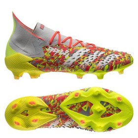 Бутсы adidas Predator Freak.1 FG Cool Grey/Footwear White/Solar Yellow #grai.com.ua