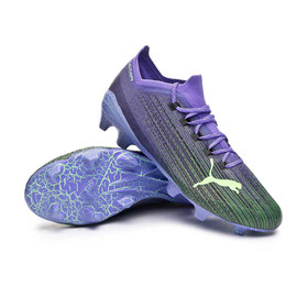 Бутсы PUMA Ultra 1.1 FG/AG Luminous Purple/Elektro Green/PUMA Black #grai.com.ua