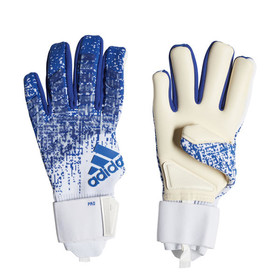 Вратарские перчатки adidas Predator Pro White/Blue #grai.com.ua