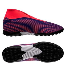 Детские сороконожки adidas Nemeziz.3 TF Laceless Energy Ink/Signal Pink #grai.com.ua