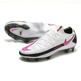 Бутсы Nike Phantom GT Elite FG White/Pink Blast/Black #grai.com.ua