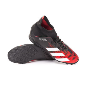 Детские сороконожки adidas Predator 20.3 TF Core Black/White/Active Red #grai.com.ua
