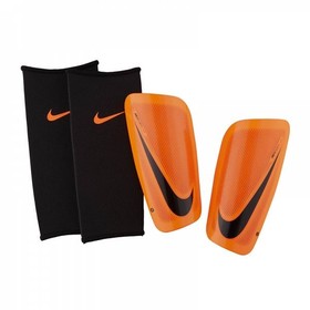 Футбольные щитки Nike Mercurial Lite Orange/Black Футбольные щитки Nike Mercurial Lite Orange/Black