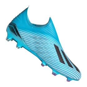 Бутсы adidas X 19+ FG/AG Bright Cyan/Black/Pink #grai.com.ua