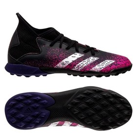 Детские сороконожки adidas Predator Freak.3 TF Core Black/Footwear White/Shock Pink #grai.com.ua