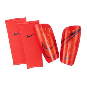 Футбольные щитки Nike Mercurial Lite Laser Crimson/Black #grai.com.ua