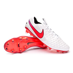 Бутсы Nike Tiempo Legend VIII Elite FG White/Flash Crimson/Photon Dust #grai.com.ua