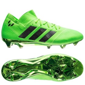 Бутсы Adidas Nemeziz Messi 18.1 FG/AG Solar Green/Core Black #grai.com.ua