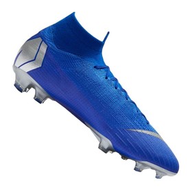 Бутсы Nike Mercurial Superfly VI Elite FG Blue/Silver #grai.com.ua