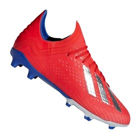 Детские бутсы adidas X 18.1 FG/AG Red/Silver/Blue #grai.com.ua