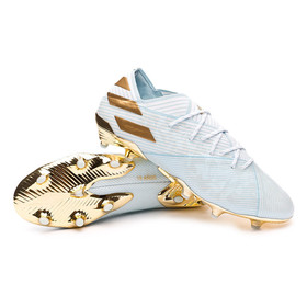 Бутсы Adidas Nemeziz Messi 19.1 FG 15Y White/Gold #grai.com.ua