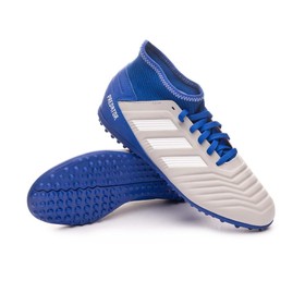 Детские сороконожки adidas Predator Tango 19.3 TF Grey/White/Blue #grai.com.ua