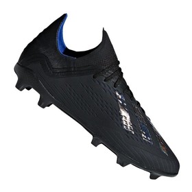 Детские бутсы adidas X 18.1 FG/AG Black/Blue Детские бутсы adidas X 18.1 FG/AG Black/Blue