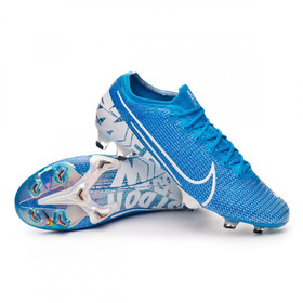 Бутсы Nike Mercurial Vapor XIII Elite FG Blue/White #grai.com.ua