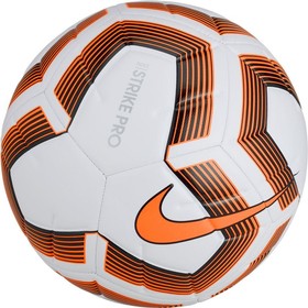 Футбольный мяч Nike Strike Pro Team White/Orange #grai.com.ua