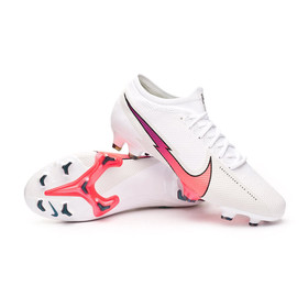 Бутсы Nike Mercurial Vapor XIII PRO FG White/Flash Crimson/Photon Dust/Hyper Jade #grai.com.ua