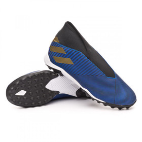 Сороконожки adidas Nemeziz Tango 19.3 TF Laceless Blue/Gold/Black #grai.com.ua