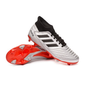 Бутсы adidas Predator 19.3 FG/AG Silver/Black/Red #grai.com.ua