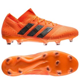 Бутсы adidas Nemeziz 18.1 FG/AG Orange/Black Core #grai.com.ua