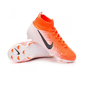 Детские бутсы Nike Mercurial Superfly VI Elite FG Orange/Black/White #grai.com.ua