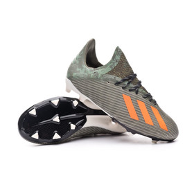 Детские бутсы adidas X 19.1 FG/AG Legacy green/Solar orange/Chalk white #grai.com.ua
