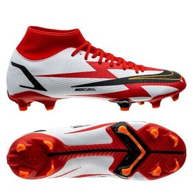 Детские бутсы Nike Mercurial Superfly 8 Academy CR7 MG Chile Red/Black/White with Total Orange/Bright Crimson #grai.com.ua