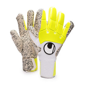 Вратарские перчатки Uhlsport Pure Alliance Supergrip+ White/Fluo Yellow/Black #grai.com.ua