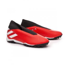 Сороконожки adidas Nemeziz 19.3 TF Laceless Red/White Сороконожки adidas Nemeziz 19.3 TF Laceless Red/White
