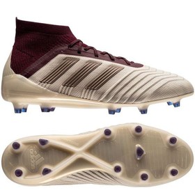 Детские бутсы adidas Predator 18.1 FG Talc/Vapor Grey Metallic/Maroon #grai.com.ua
