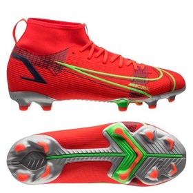 Детские бутсы Nike Mercurial Superfly 8 Academy FG Bright Crimson/Metallic Silver #grai.com.ua