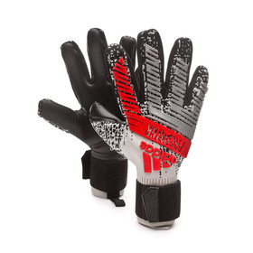 Вратарские перчатки adidas Predator Pro Silver/Black/Red #grai.com.ua