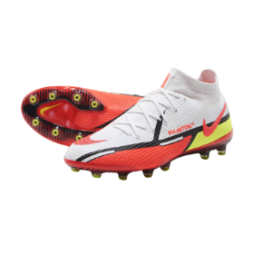 Бутсы Nike Phantom GT2 Elite DF AG-Pro White/Black/Bright Crimson/Pink Blast Бутсы Nike Phantom GT2 Elite DF AG-Pro White/Black/Bright Crimson/Pink Blast