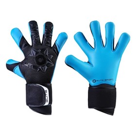 Вратарские перчатки Elite Sport Neo Aqua Black/Blue #grai.com.ua