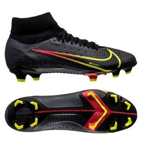 Бутсы Nike Mercurial Superfly 8 Pro FG Black/Cyber Yellow/Off Noir #grai.com.ua