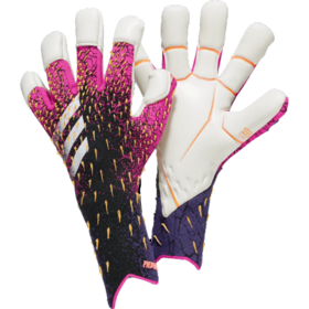Вратарские перчатки Adidas Predator 21 Pro Hybrid Promo Black/Shock Pink/Collegiate Purple/White #grai.com.ua