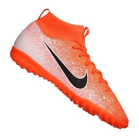 Детские сороконожки Nike Mercurial Superfly VI Academy TF Orange/Black/White Детские сороконожки Nike Mercurial Superfly VI Academy TF Orange/Black/White