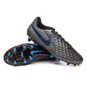 Бутсы Nike Tiempo Legend VIII Academy MG Black/Blue #grai.com.ua