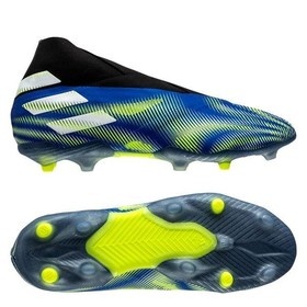 Детские бутсы Adidas Nemeziz+ FG/AG Royal Blue/Footwear White/Solar Yellow #grai.com.ua