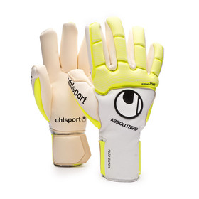 Вратарские перчатки Uhlsport Pure Alliance Absolutgrip HN White/Fluo Yellow/Black #grai.com.ua